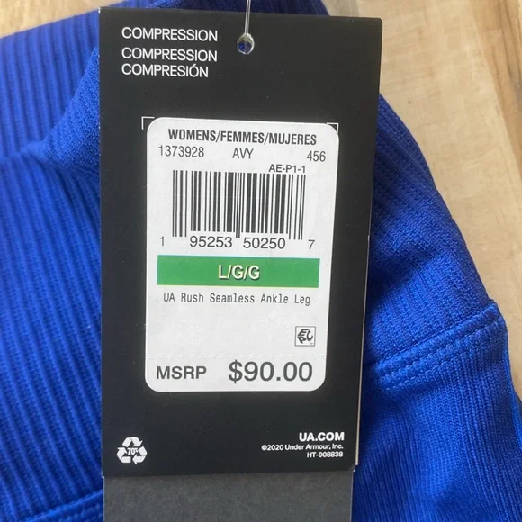 Under Armour Rush Leggings nwt - Picture 4 of 11